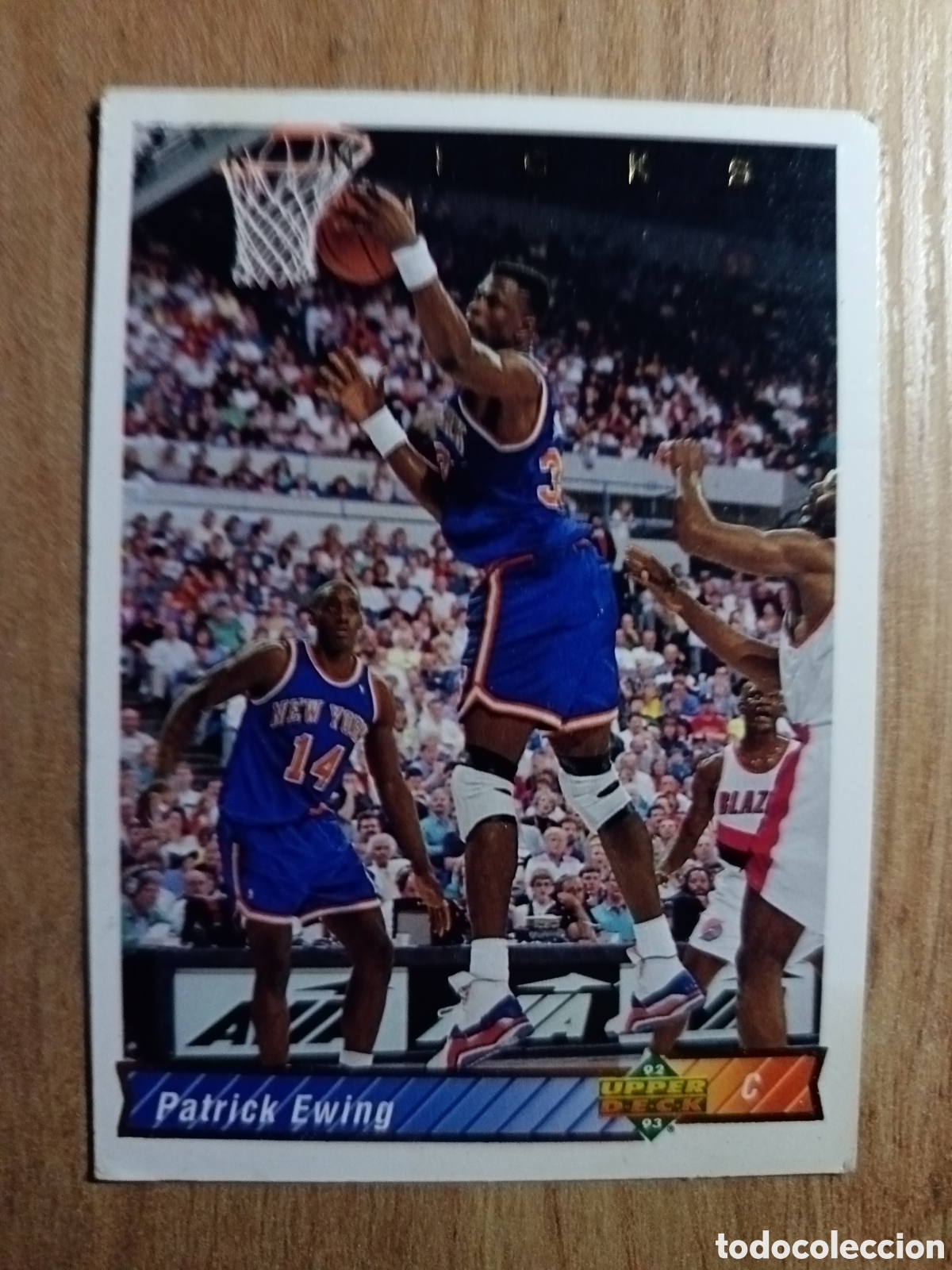 Cromos de f&uacute;tbol: UPPER DECK HIGH SERIES &middot; NBA 1992 - 1993 TARJETA &middot; CROMO 215 PATRICK EWING &middot; 92/93