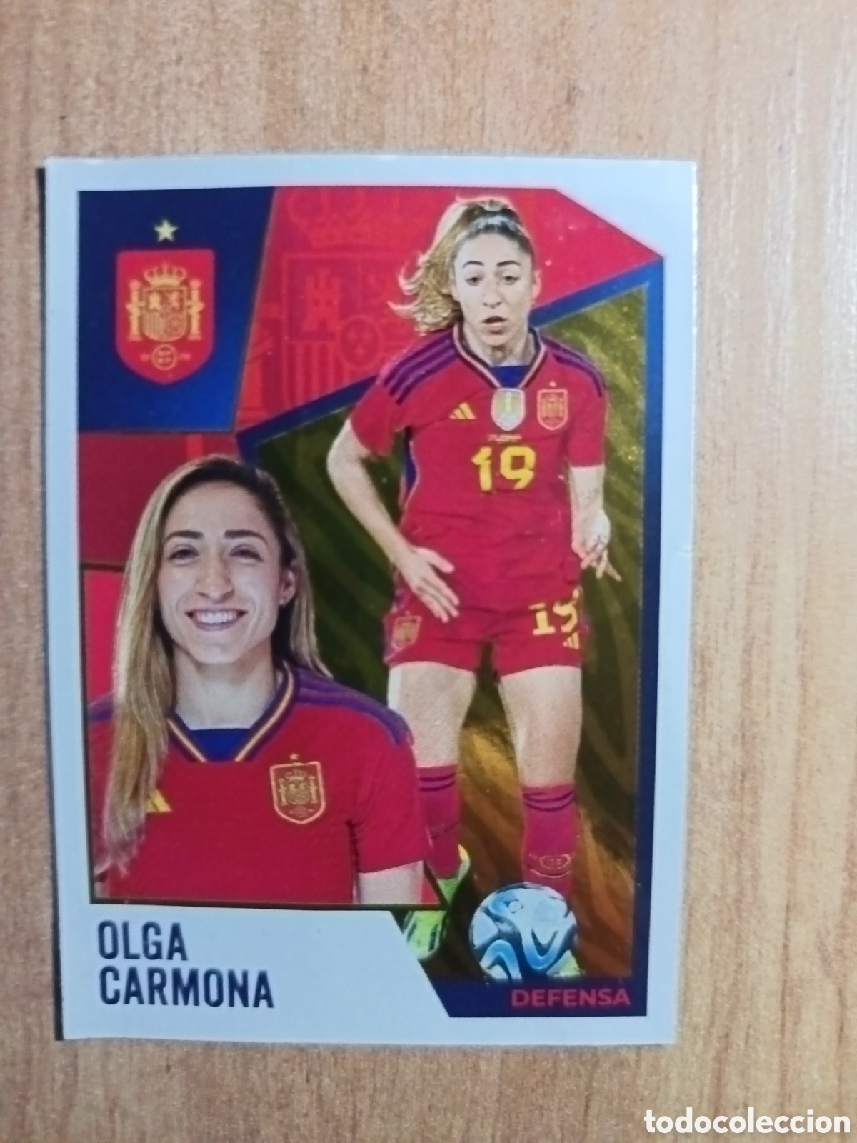 Cromos de f&uacute;tbol: 49 OLGA CARMONA 49 VAMOS SELECCION 49 SELECCION ESPA&Ntilde;OLA FEMENINO EURO 2024 CARREFOUR PANINI