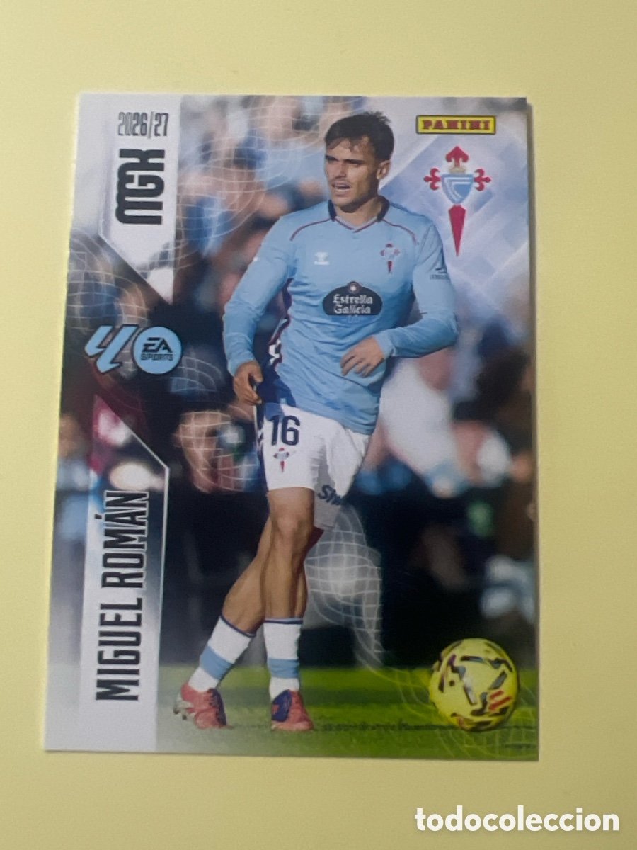 Cromos de f&uacute;tbol: C5438. 119 MIGUEL ROM&Aacute;N (Celta) - Panini MGK LaLiga 2026-27