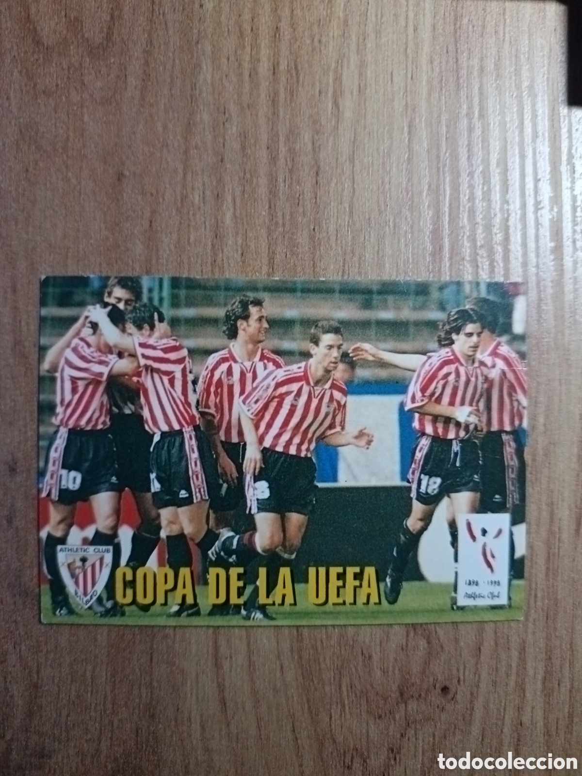 Cromos de f&uacute;tbol: 90 CELEBRACION GOL JUGADORES 96-97 - COLECCION ATHLETIC BILBAO CENTENARIO 1998