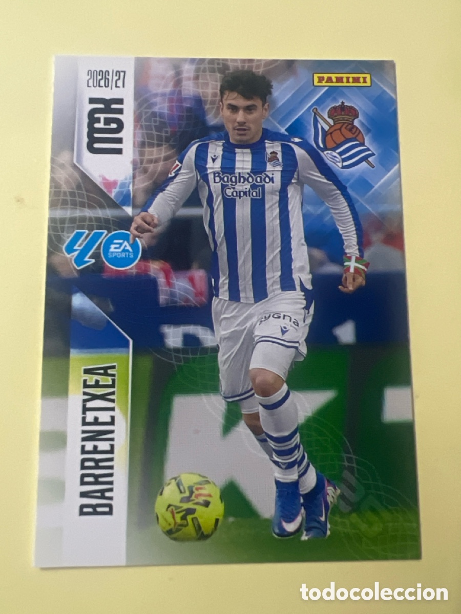 Cromos de f&uacute;tbol: C5457. MGK 2026 2027 26 27 PANINI BARRENETXEA REAL SOCIEDAD 321