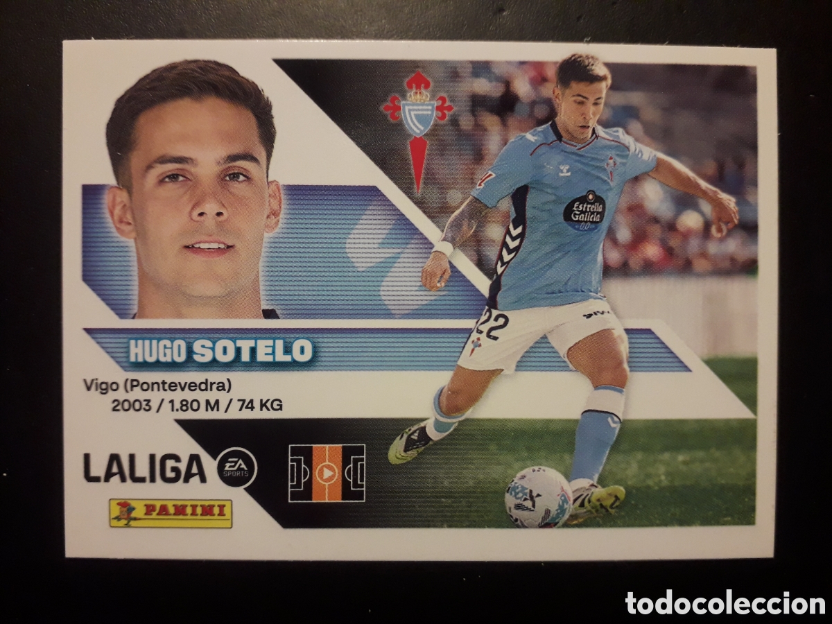 Cromos de f&uacute;tbol: SOTELO CELTA DE VIGO N&deg; 14 ED ESTE 2026 2027 26 27 SIN PEGAR PEDIDO M&Iacute;NIMO 3&euro;