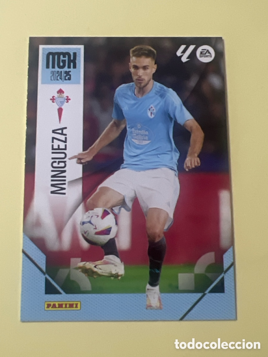 Cromos de f&uacute;tbol: C5458. MINGUEZA CELTA MGK N&ordm; 116 24 25 2024 2025 PANINI