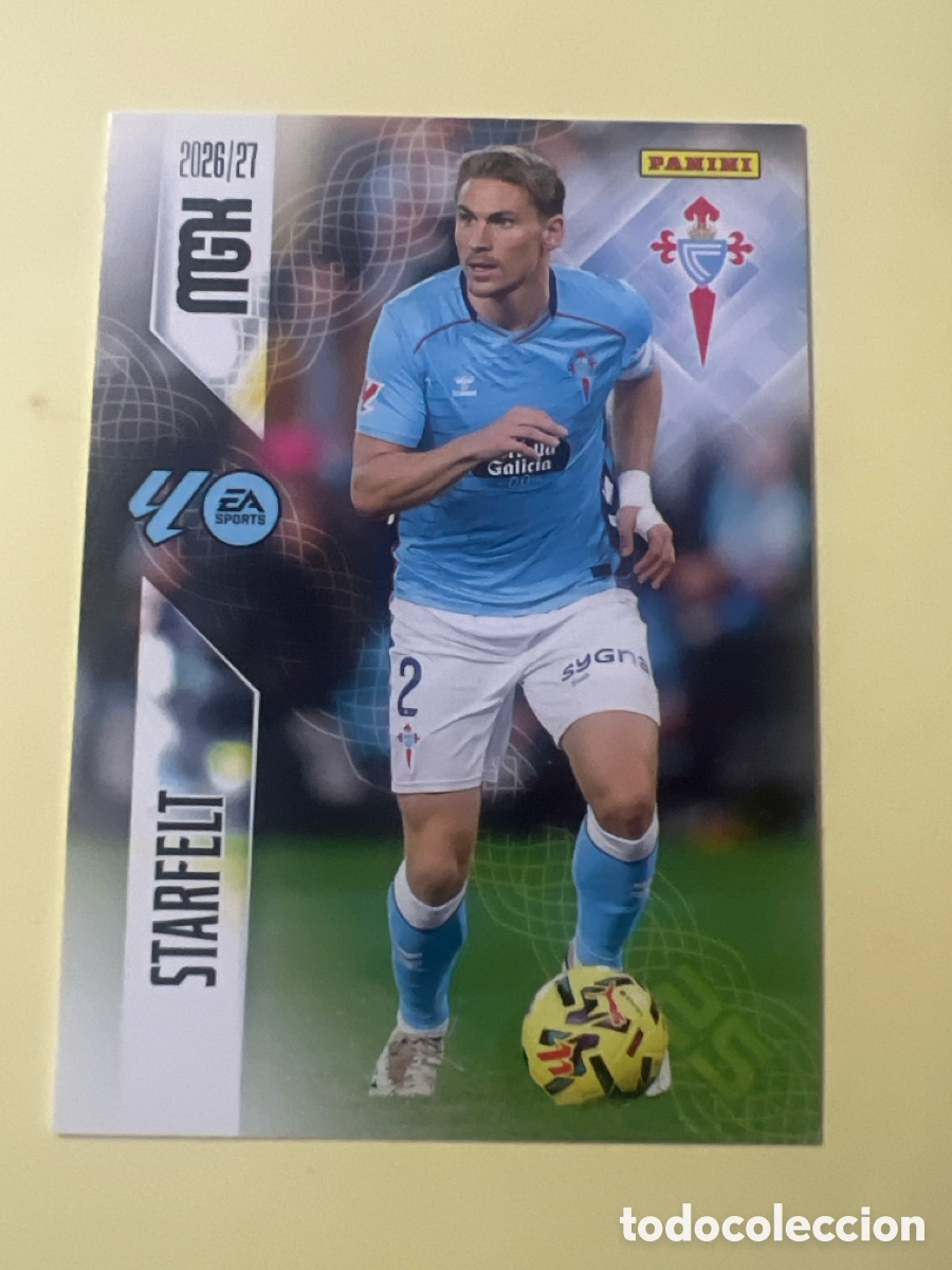 Cromos de f&uacute;tbol: C5461. 115 STARFELT MEGACRACKS MGK 2026 2027 26 27 CELTA DE VIGO