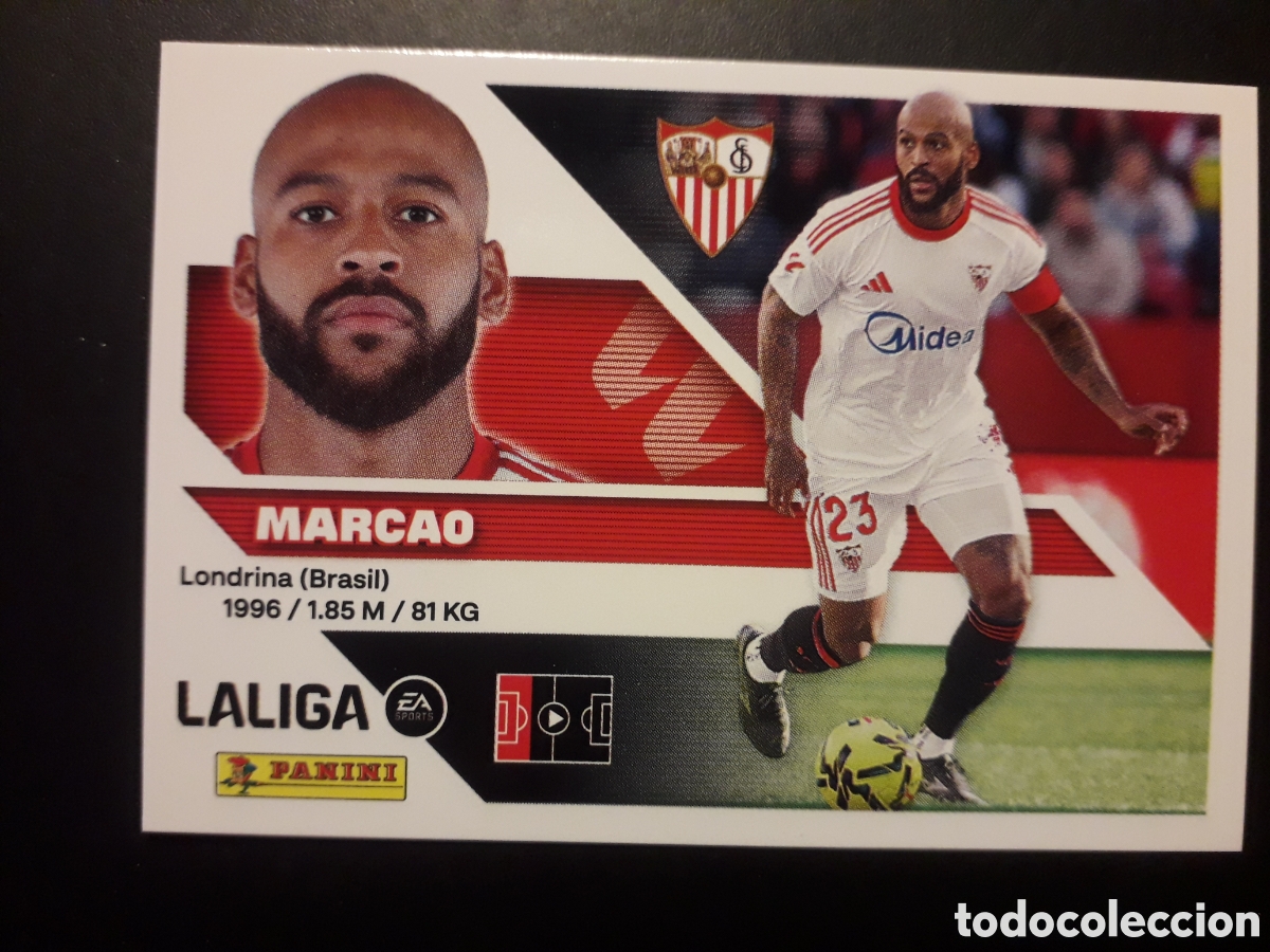 Figurine di Calcio: MARCAO SEVILLA N&deg; 9B ED ESTE 2026 2027 26 27 SIN PEGAR PEDIDO M&Iacute;NIMO 3&euro;