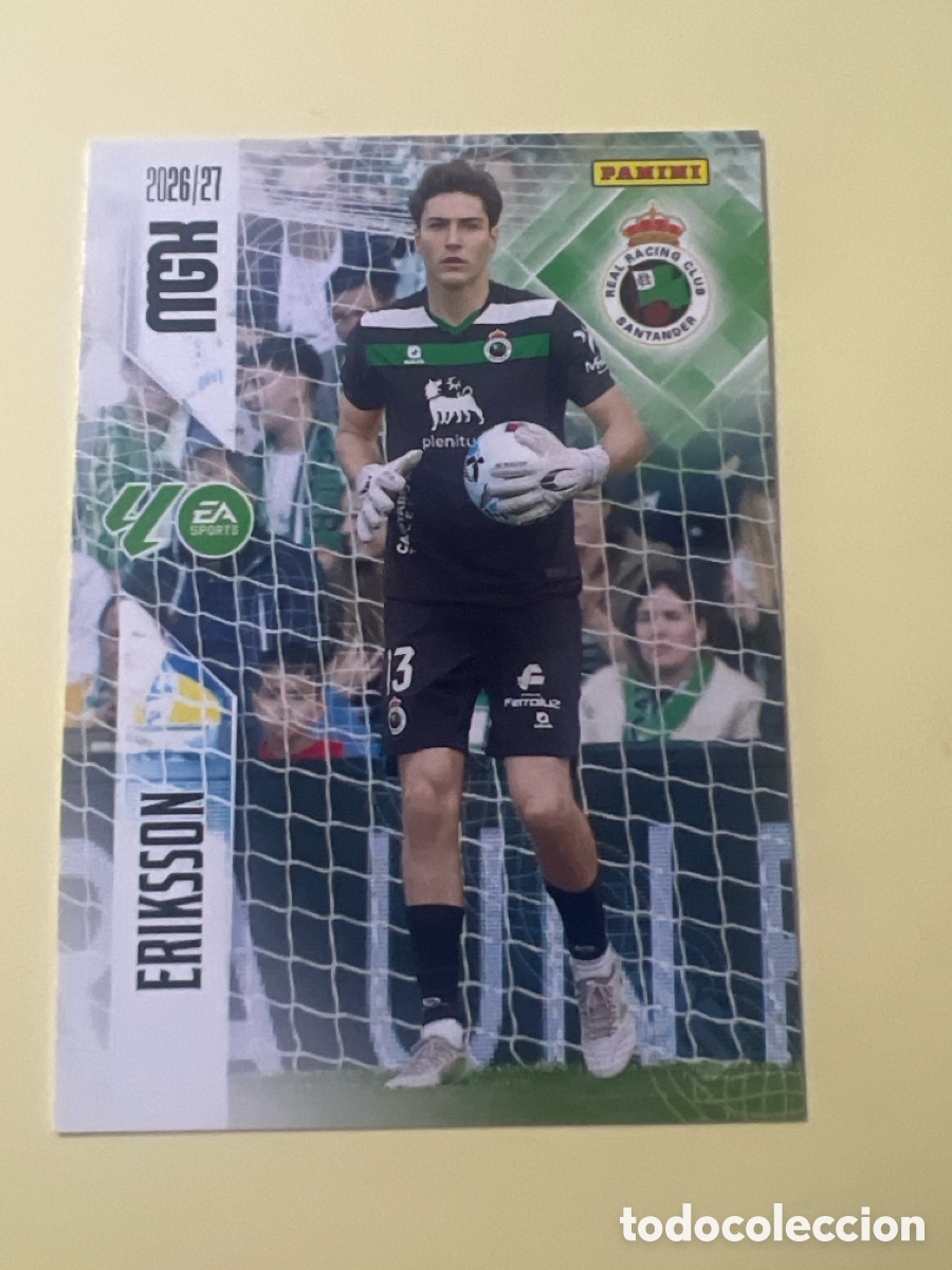 Figurine di Calcio: C5468. MEGACRACKS 2026 2027 MGK 26 27 NUEVO - RACING DE SANTANDER N&ordm; 273 ERIKSSON
