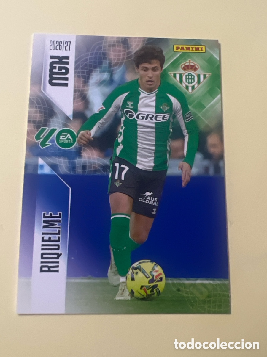 Cartes &agrave; collectionner de Football: C5473. MGK 2026/27 MEGACRACKS PANINI. #105 RIQUELME. R.BETIS