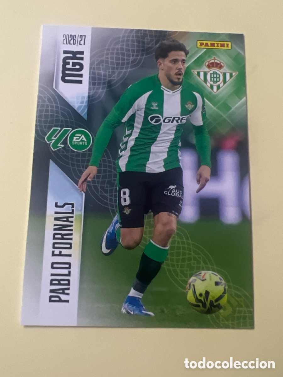 Cartes &agrave; collectionner de Football: C5478. 102 Pablo Fornals - Real Betis - PANINI Megacracks MGK 2026 2027 26 27
