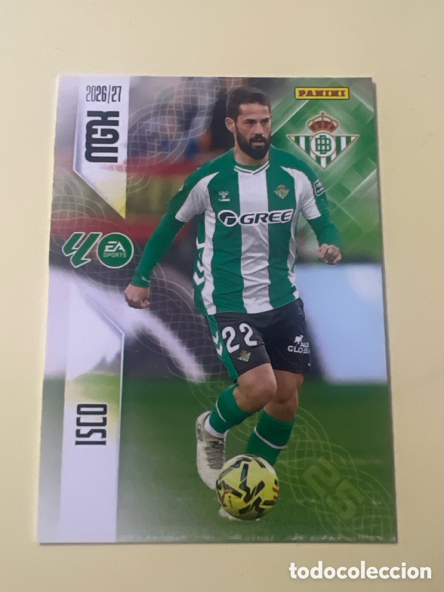 Cromos de f&uacute;tbol: C5483. 104 Isco - Real Betis - PANINI Megacracks MGK 2026 2027 26 27