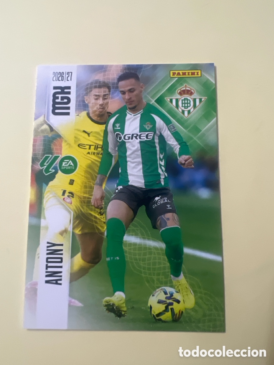 Cromos de f&uacute;tbol: C5485. 106 Antony - Real Betis - PANINI Megacracks MGK 2026 2027 26 27