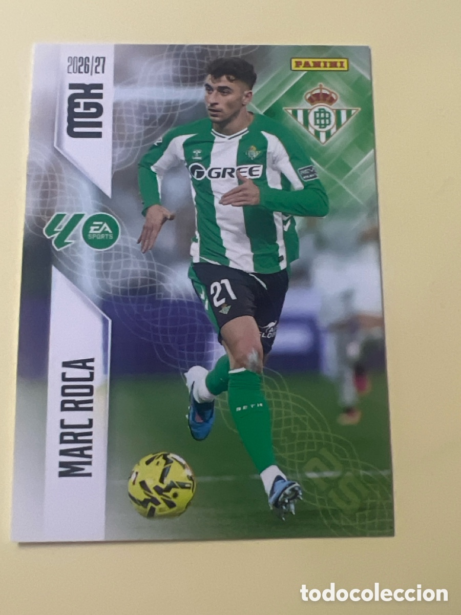 Cromos de Futebol: C5486. MGK 2026/27 MEGACRACKS PANINI. #99 MARC ROCA. R.BETIS BALONPIE