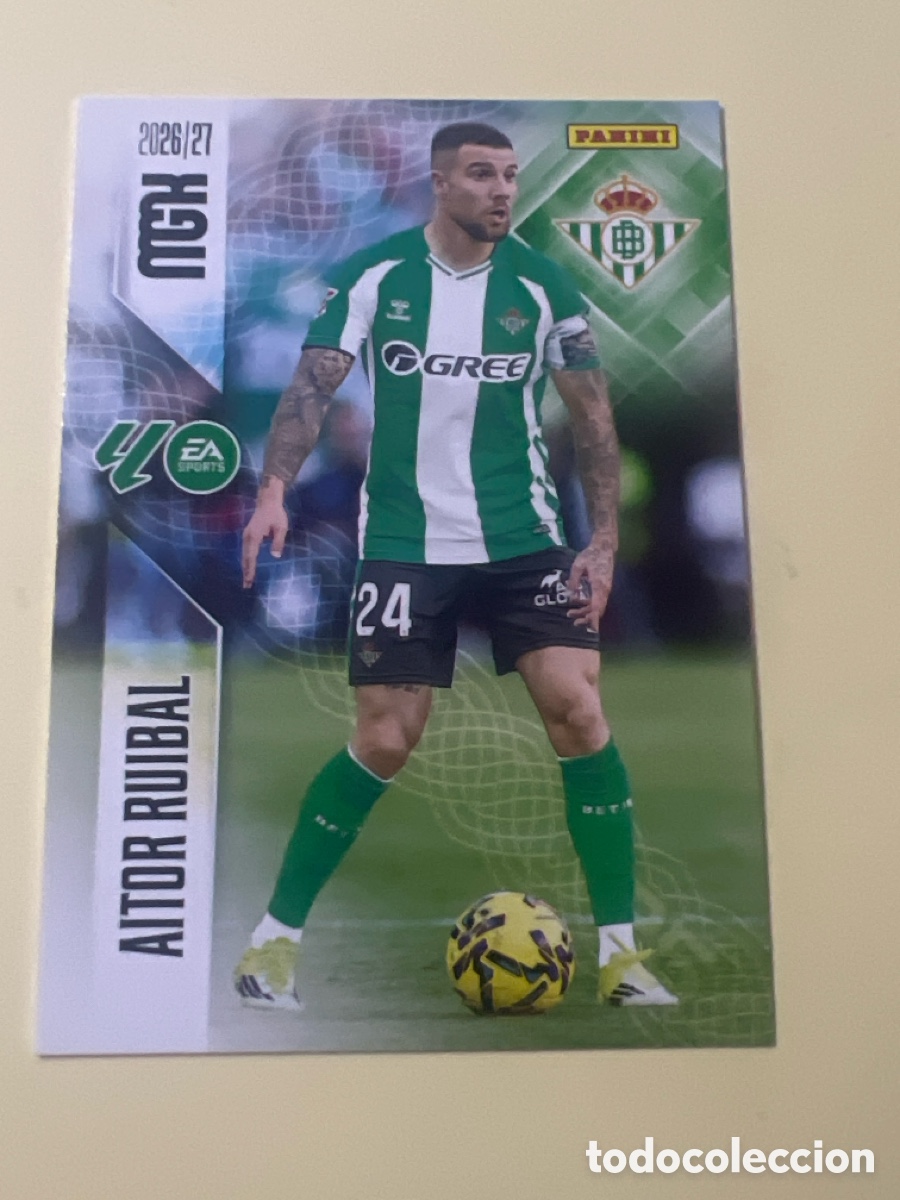 Cromos de Futebol: C5488. MGK 2026/27 MEGACRACKS PANINI. #94 AITOR RUIBAL. R.BETIS