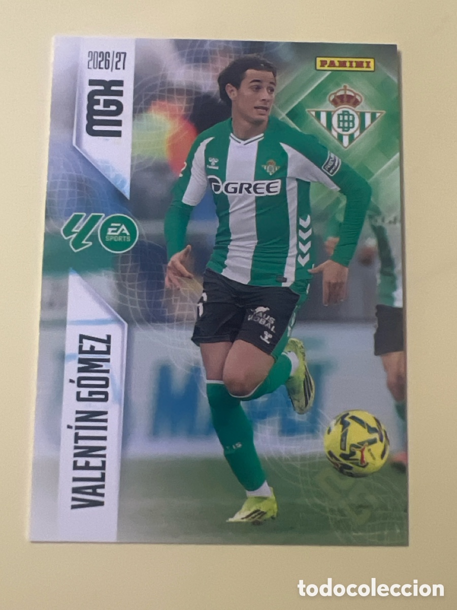 Cromos de Futebol: C5489. MEGACRACKS MGK 2026 2027 26 27 PANINI N&ordm; 98 VALENTIN GOMEZ BETIS