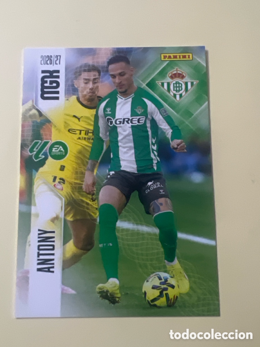 Cromos de Futebol: C5493. 106 Antony - Real Betis - PANINI Megacracks MGK 2026 2027 26 27