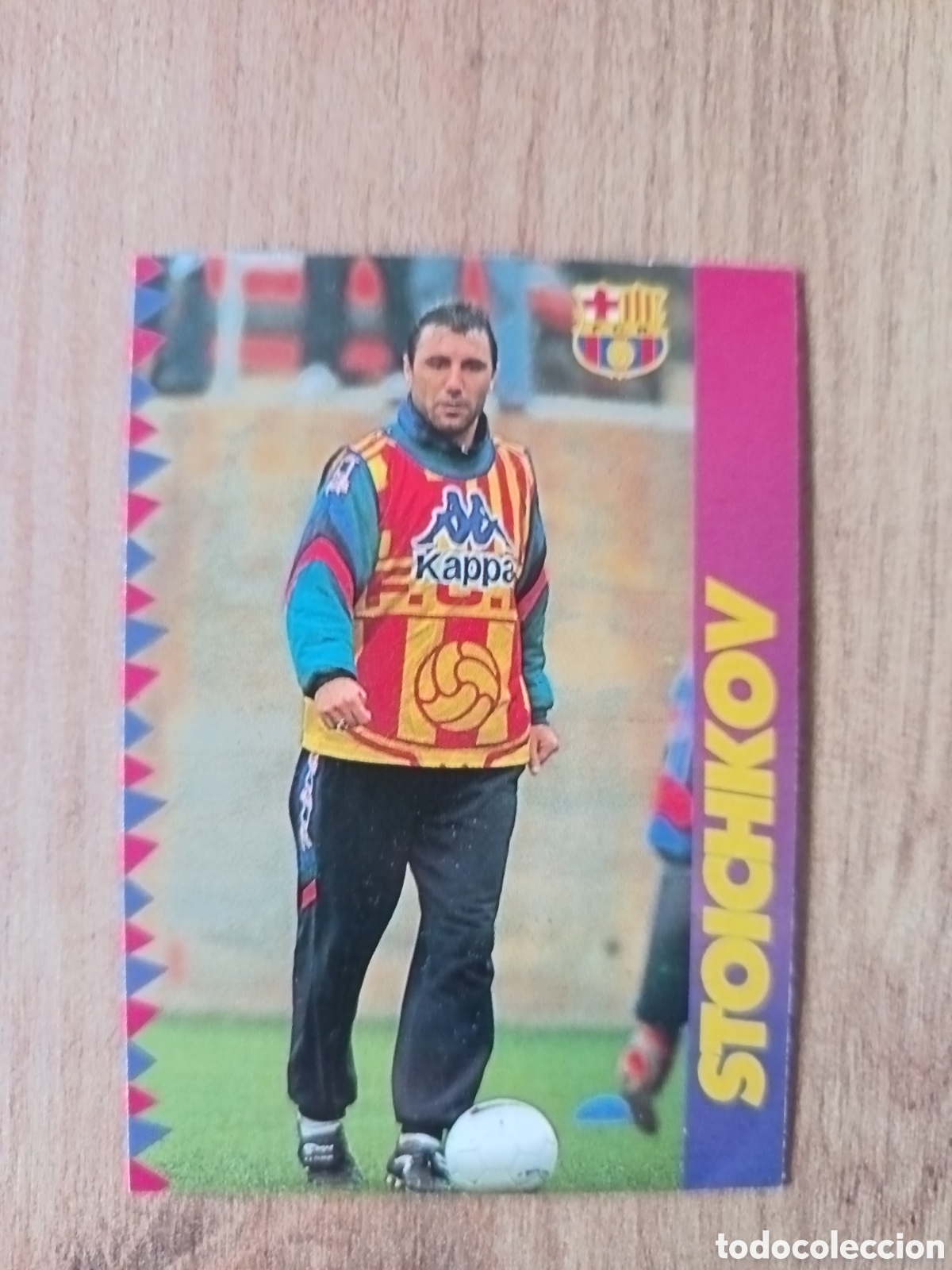 Cromos de f&uacute;tbol: 91 STOICHKOV FC.BARCELONA MUY PERSONAL CARD COLECCI&Oacute;N OFICIAL BAR&Ccedil;A 96/97 PANINI