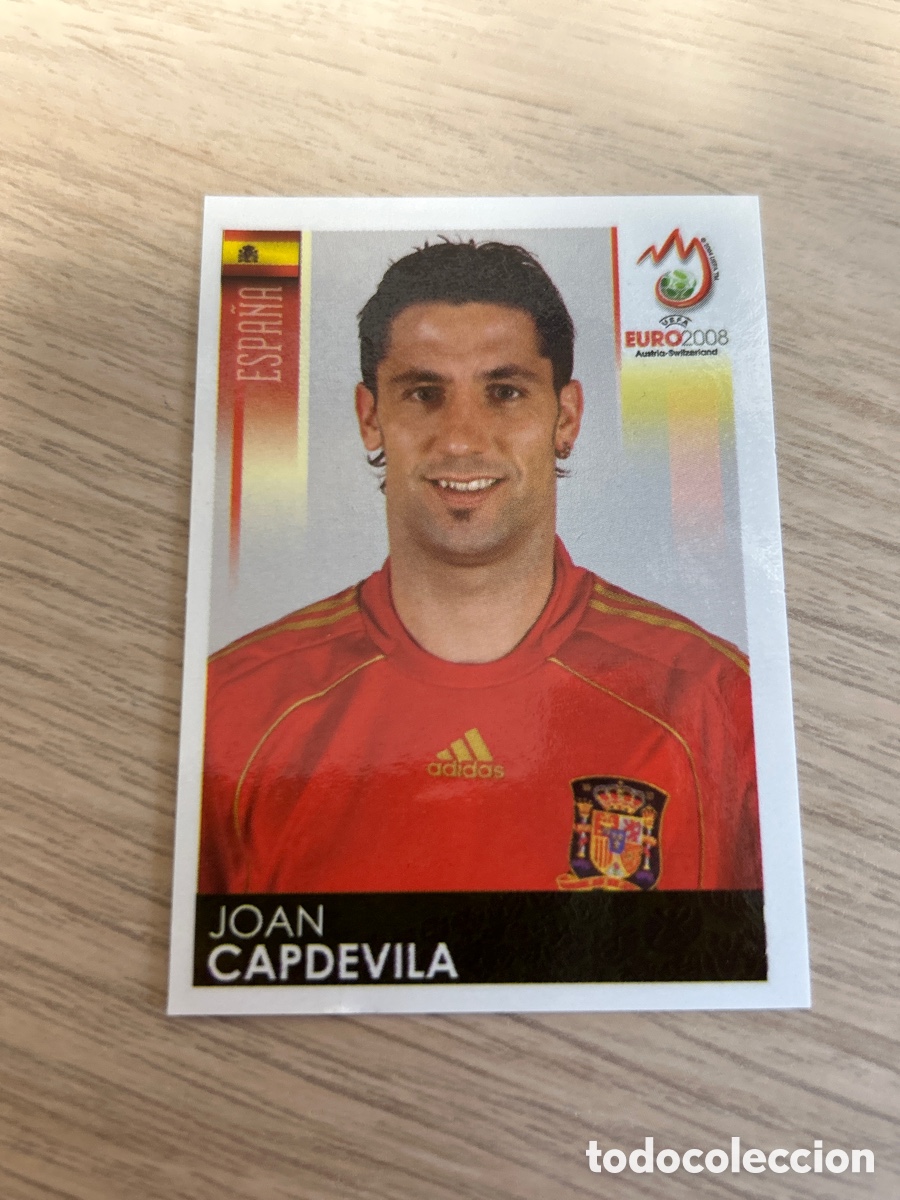 Cromos de f&uacute;tbol: JOAN CAPDEVILA SELECCION ESPA&Ntilde;A 421 PANINI EUROCOPA 2008 NUNCA PEGADO SIN PEGAR