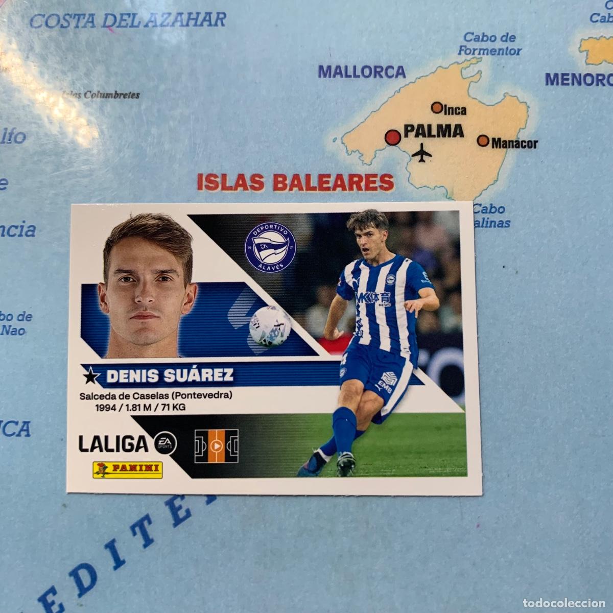 Cromos de f&uacute;tbol: Denis Su&aacute;rez n&uacute;mero 16 del Alav&eacute;s cromo liga este 26-27 2026-2027