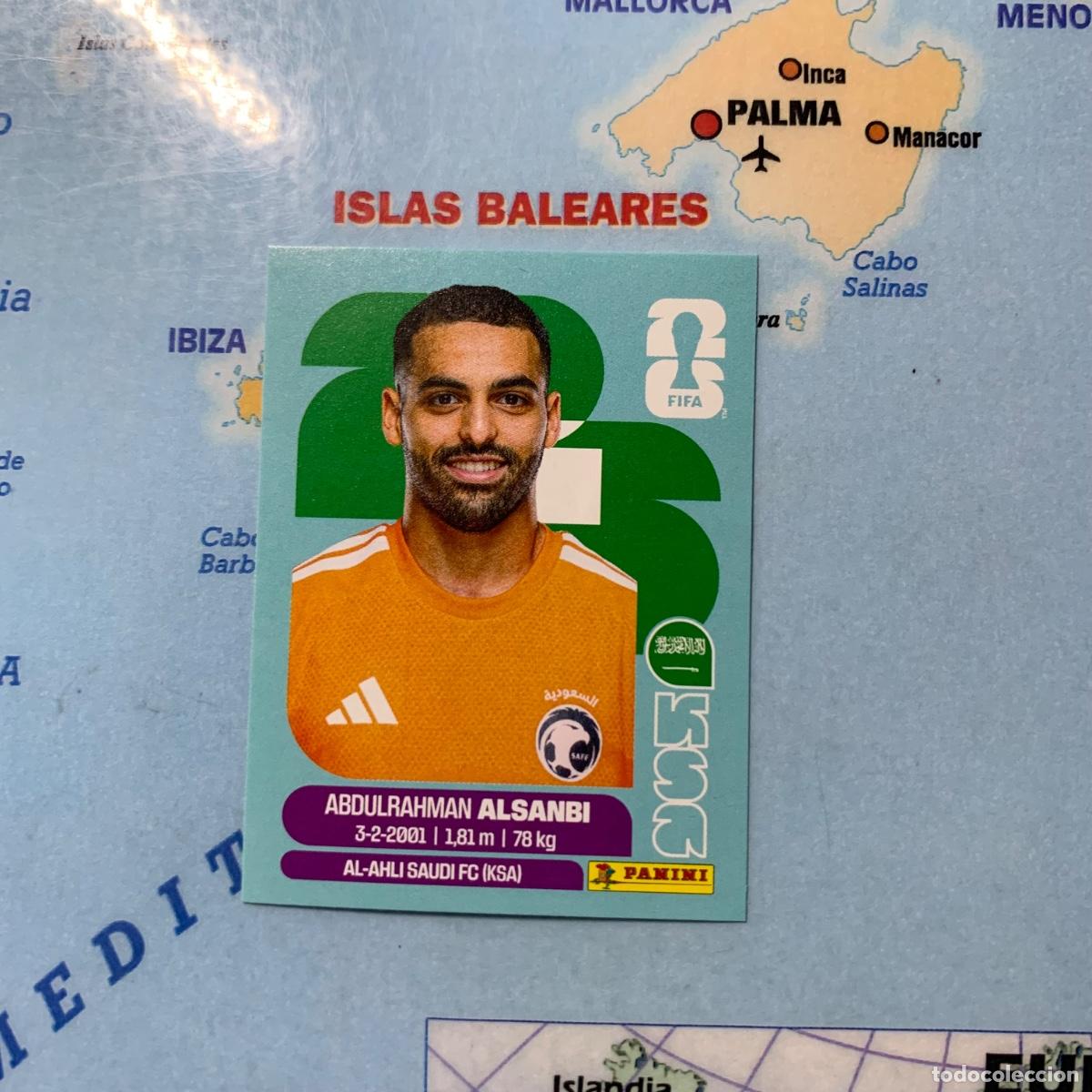 Cromos de f&uacute;tbol: Arabia Saudi n&uacute;mero 3 cromo panini Mundial Fifa World Cup 2026