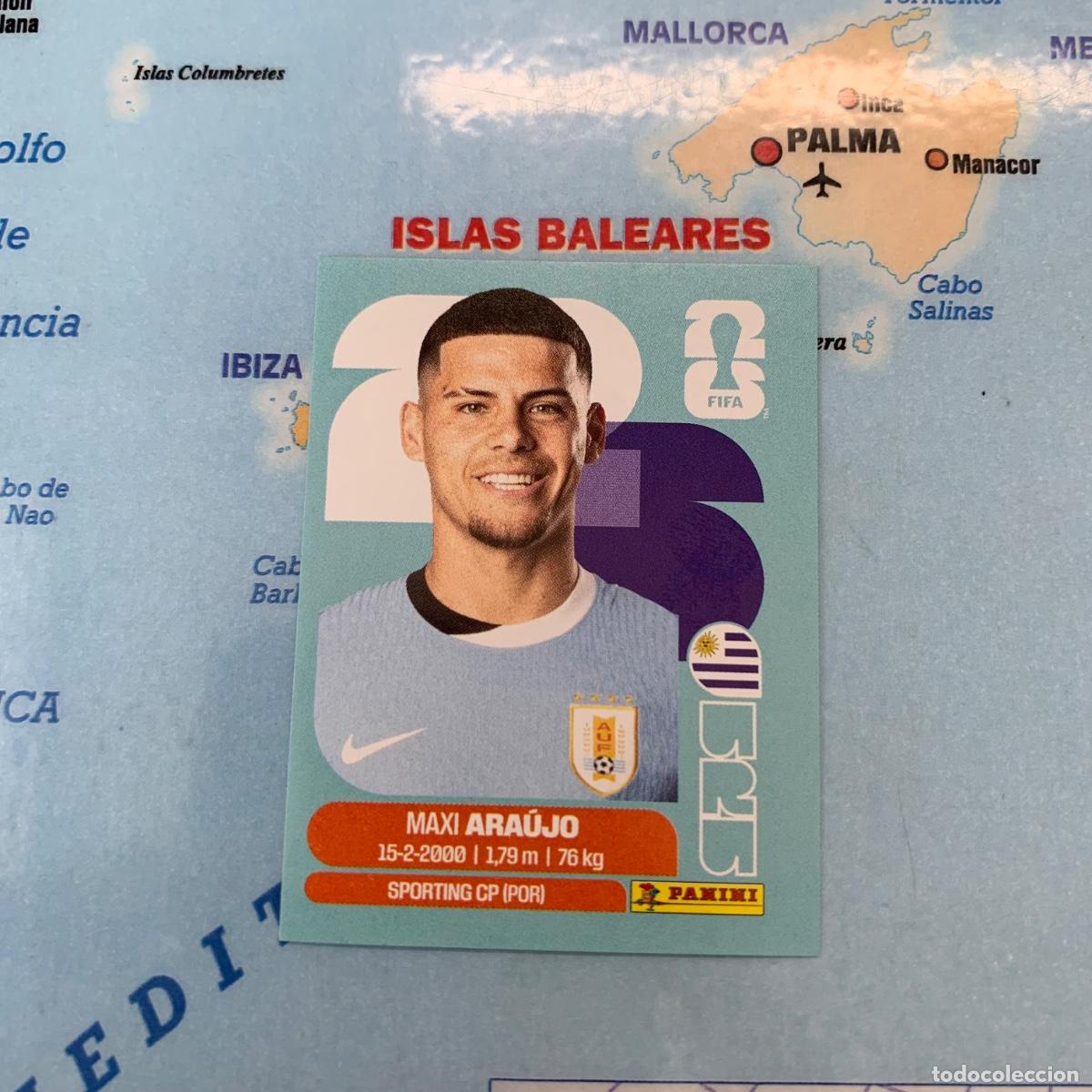 Cromos de f&uacute;tbol: Uruguay n&uacute;mero 16 cromo panini Mundial Fifa World Cup 2026