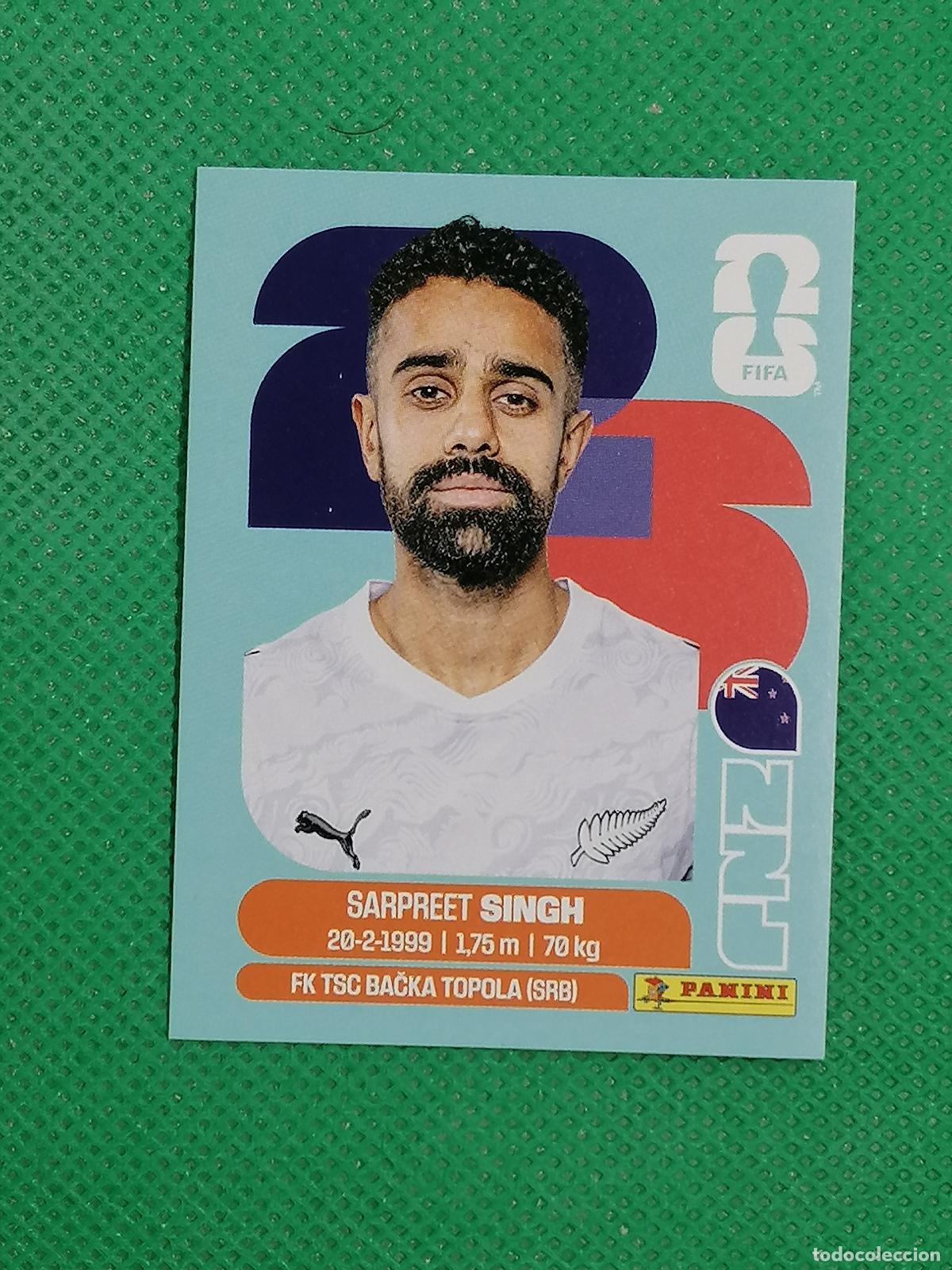 Cromos de f&uacute;tbol: NZL 11 NZL11 SARPREET SINGH NUEVA ZELANDA ⚽ PANINI FIFA MUNDIAL WORLD CUP 26 2026 STICKER ⚽