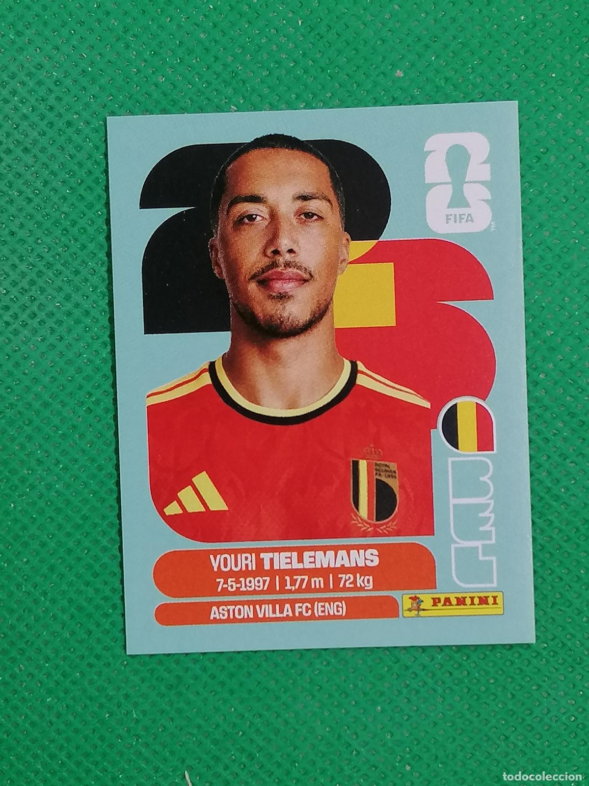 Cromos de f&uacute;tbol: BEL 9 BEL9 YOURI TIELEMANS BELGICA ⚽ PANINI FIFA MUNDIAL WORLD CUP 26 2026 STICKER ⚽