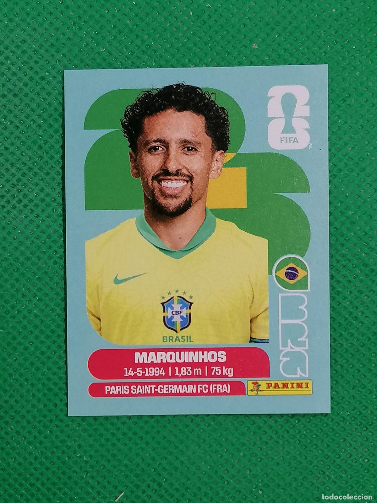 Cromos de f&uacute;tbol: BRA 4 BRA4 MARQUINHOS BRASIL ⚽ PANINI FIFA MUNDIAL WORLD CUP 26 2026 STICKER ⚽