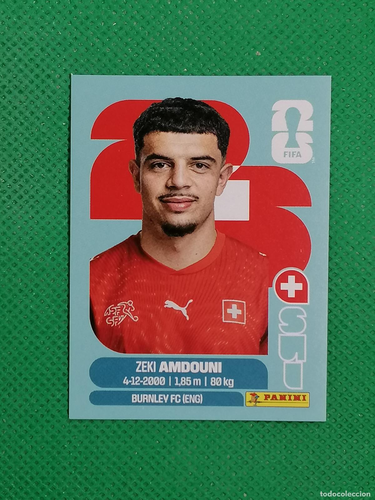 Cromos de f&uacute;tbol: SUI 20 SUI20 ZEKI AMDOUNI SUIZA ⚽ PANINI FIFA MUNDIAL WORLD CUP 26 2026 STICKER ⚽