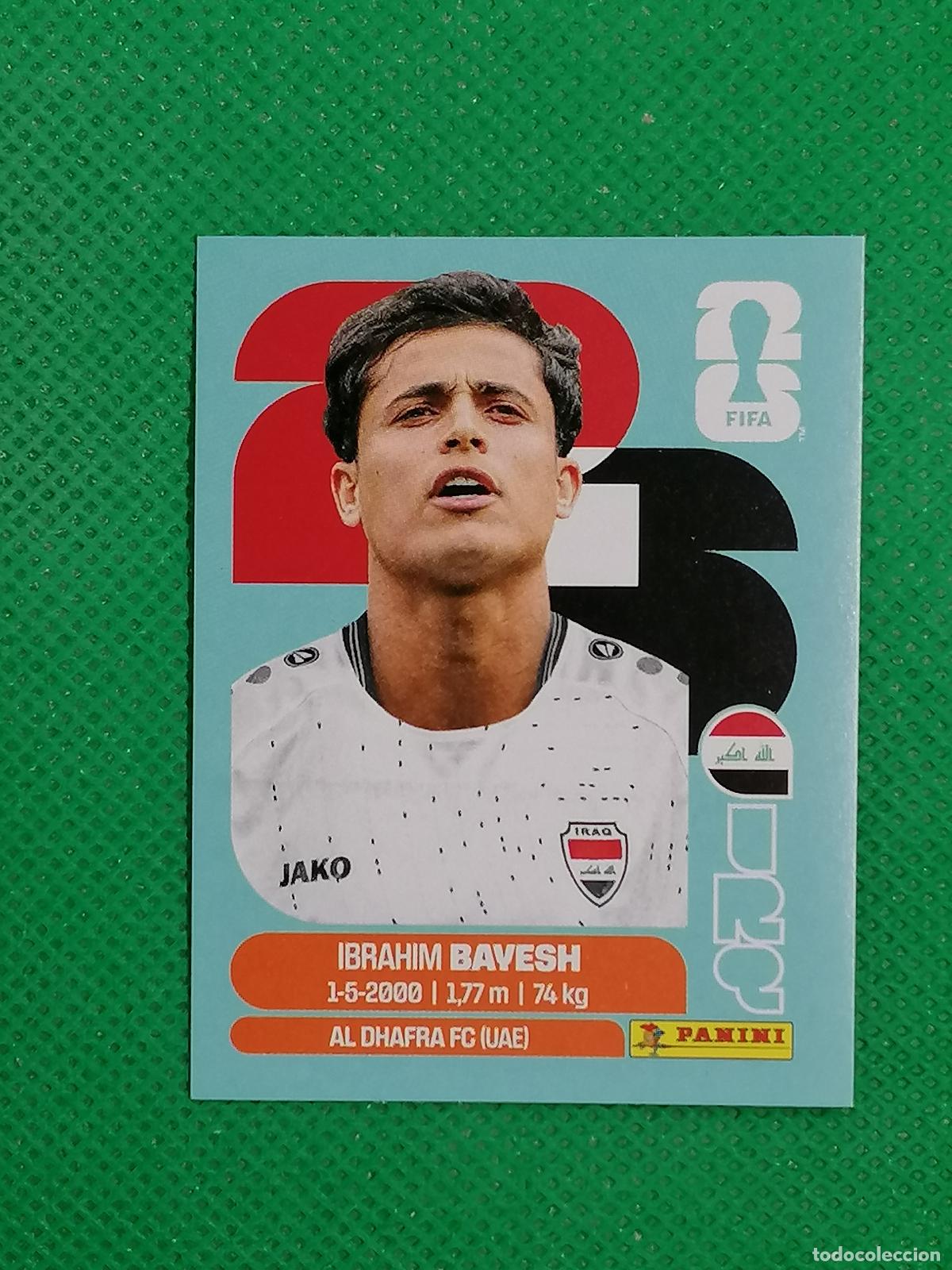 Cromos de f&uacute;tbol: IRQ 11 IRQ11 IBRAHIM BAYESH IRAQ ⚽ PANINI FIFA MUNDIAL WORLD CUP 26 2026 STICKER ⚽