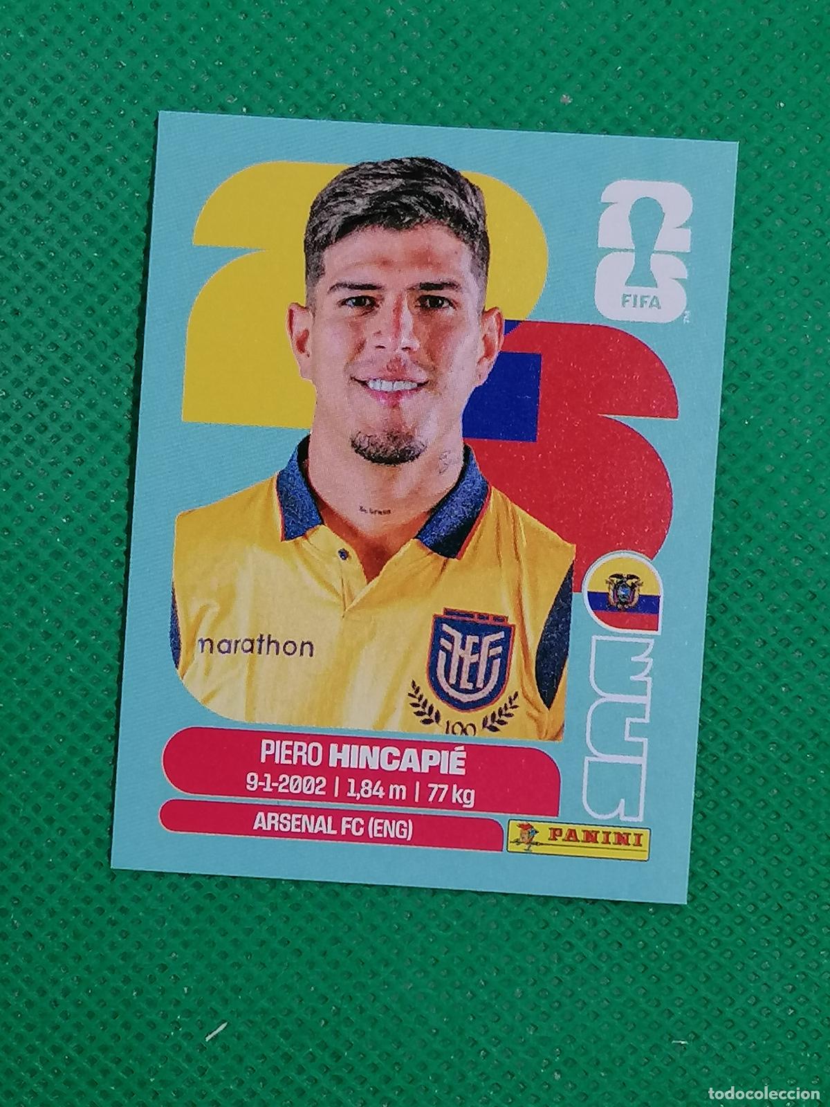 Cromos de f&uacute;tbol: ECU 4 ECU4 PIERO HINCAPIE ECUADOR ⚽ PANINI FIFA MUNDIAL WORLD CUP 26 2026 STICKER ⚽