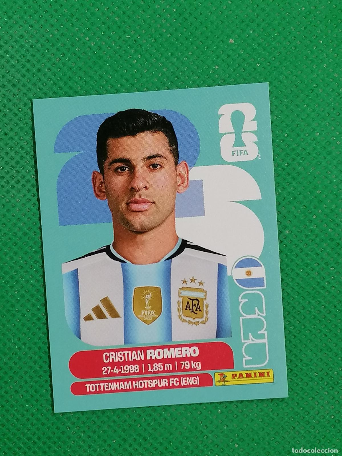 Cromos de f&uacute;tbol: ARG 4 ARG4 CRISTIAN ROMERO ARGENTINA ⚽ PANINI FIFA MUNDIAL WORLD CUP 26 2026 STICKER ⚽