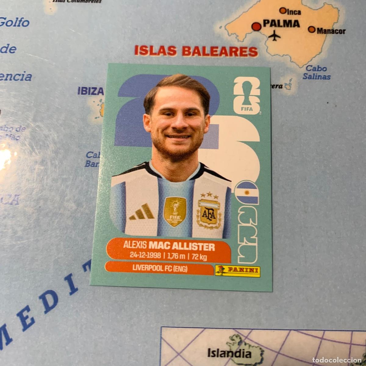 Cromos de f&uacute;tbol: Argentina n&uacute;mero 9 cromo panini Mundial Fifa World Cup 2026