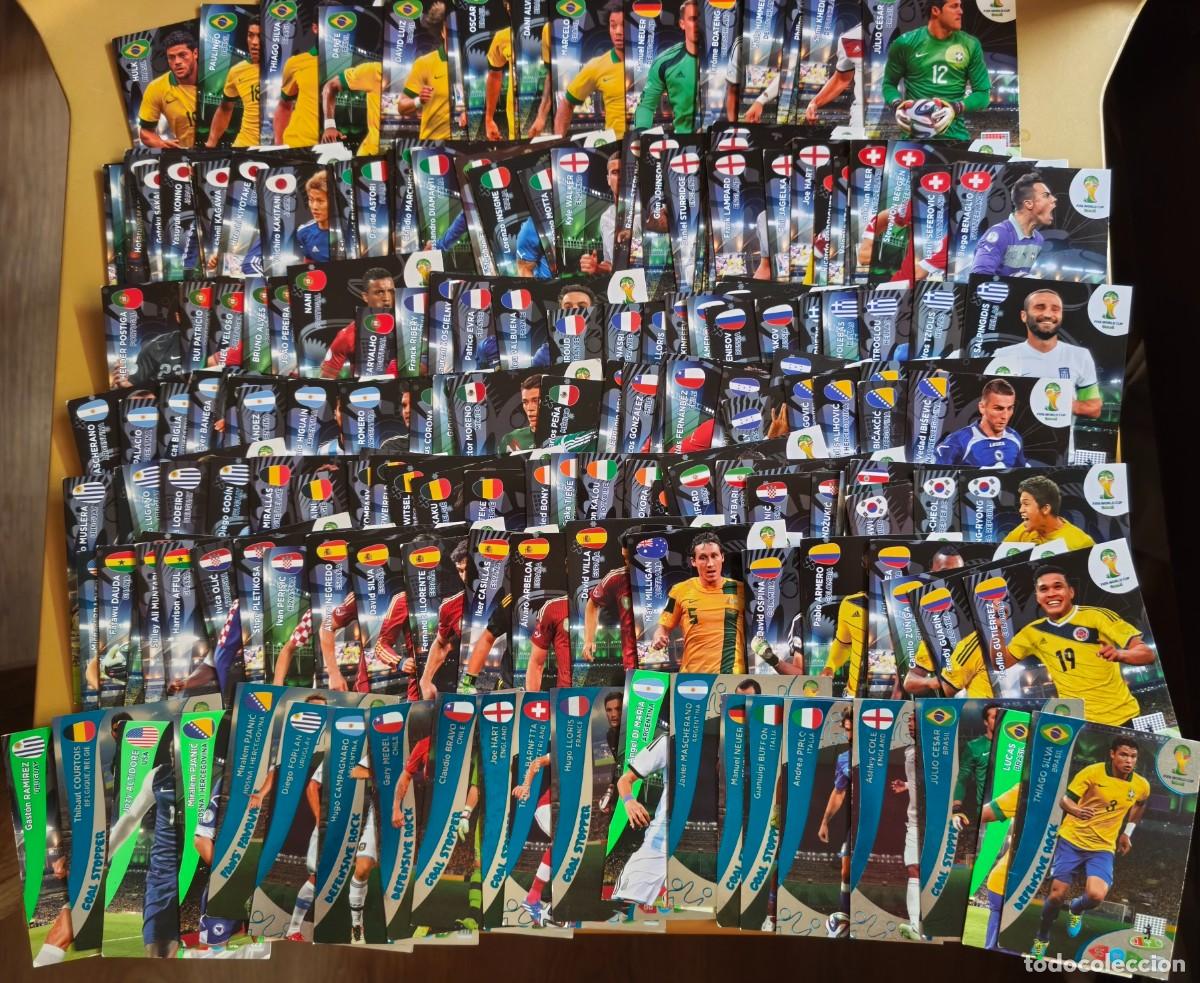 Cromos de f&uacute;tbol: brasil 2014, fifa world cup contiene 223 cromos