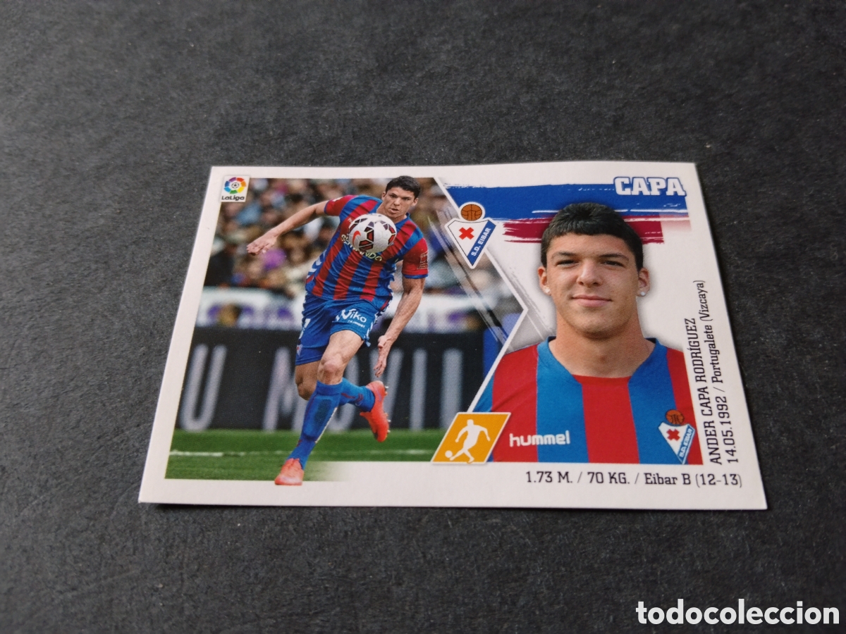 Cromos de f&uacute;tbol: Cromo futbol 2015-16 Capa, Rayo Vallecano