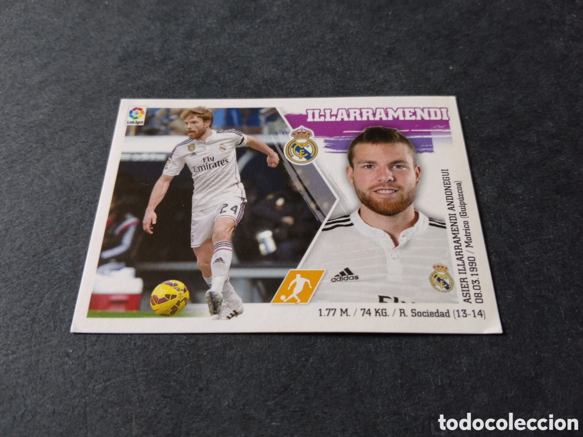 Cromos de f&uacute;tbol: Cromo futbol 2015-16 illarramendi, Real Madrid