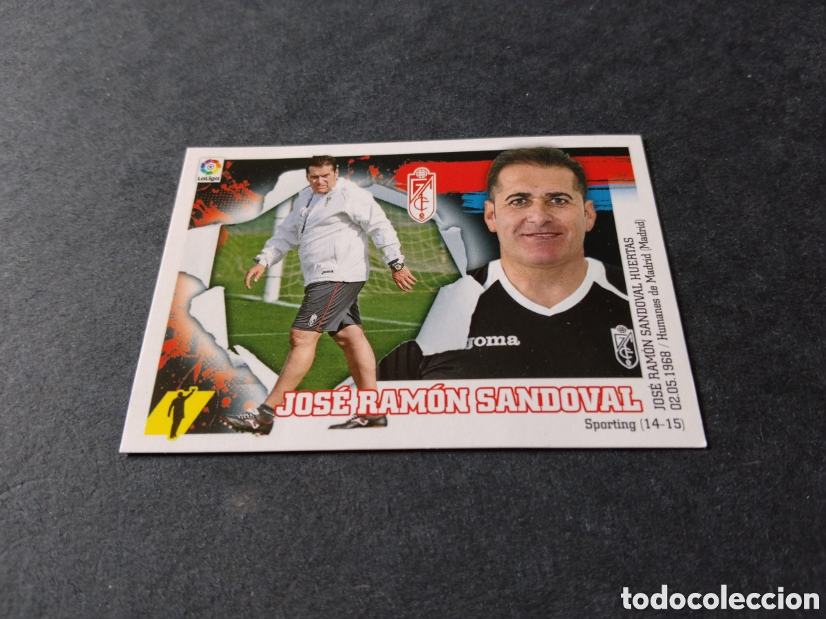 Cromos de f&uacute;tbol: Cromo futbol 2015-16 Jose Ram&oacute;n Sandoval, Granada