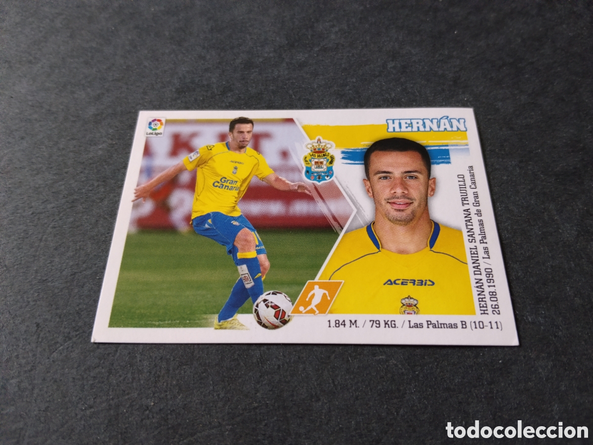 Cromos de f&uacute;tbol: Cromo futbol 2015-16 Hern&aacute;n, las Palmas