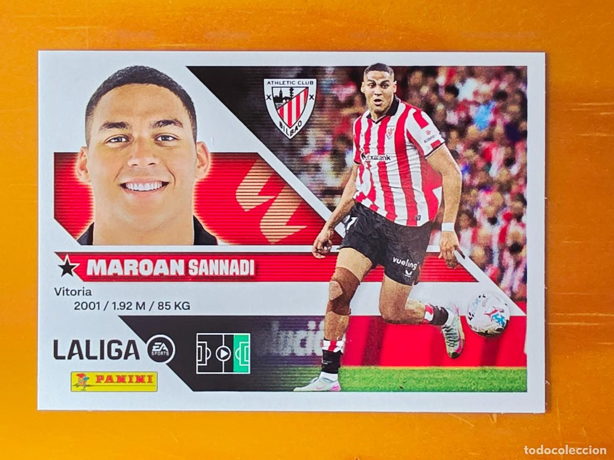 Cromos de f&uacute;tbol: 17B Maroan Sannadi, Athletic Club de Bilbao, Panini Ediciones Liga Este 2026 2027 sin pegar