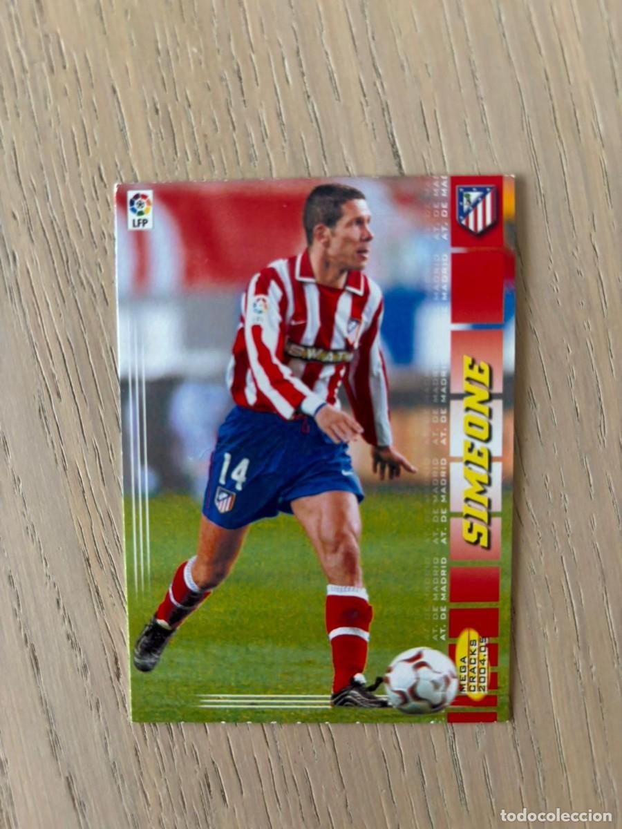Cromos de f&uacute;tbol: L2 SIMEONE ATLETICO DE MADRID 45 PANINI MEGACRACKS 2004 2005 04 05