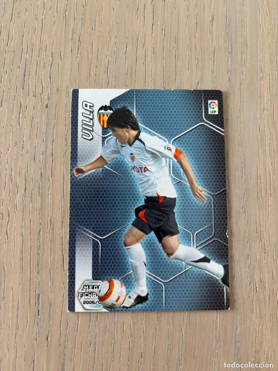 Cromos de f&uacute;tbol: MEGACRACKS 2005 2006 05 06 - PANINI - 504 VILLA ( MEGAFICHAJES ) - VALENCIA CF CP1