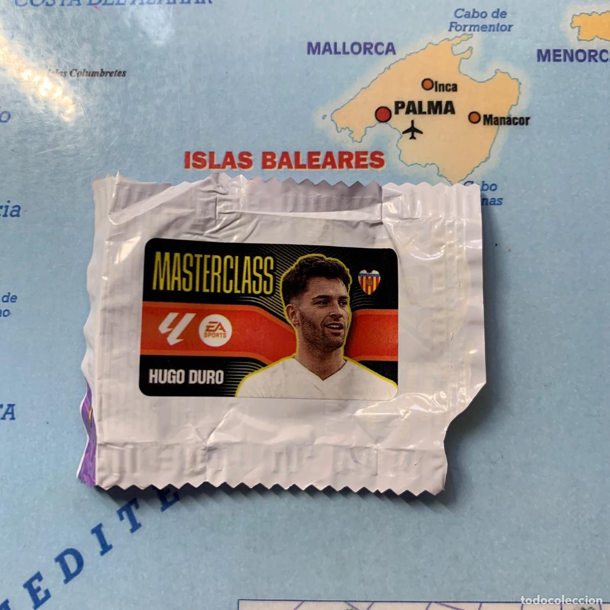 Cromos de f&uacute;tbol: Cromo chicle Masterclas Hugo Duro Del Valencia liga este 26-27 2026-2027