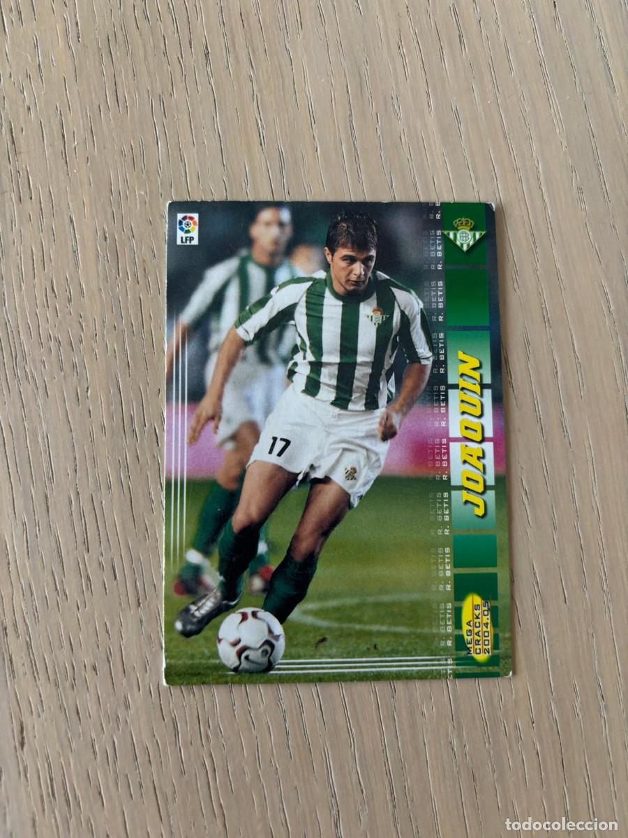 Cromos de f&uacute;tbol: L2 JOAQUIN REAL BETIS BALOMPIE 86 PANINI MEGACRACKS 2004 2005 04 05
