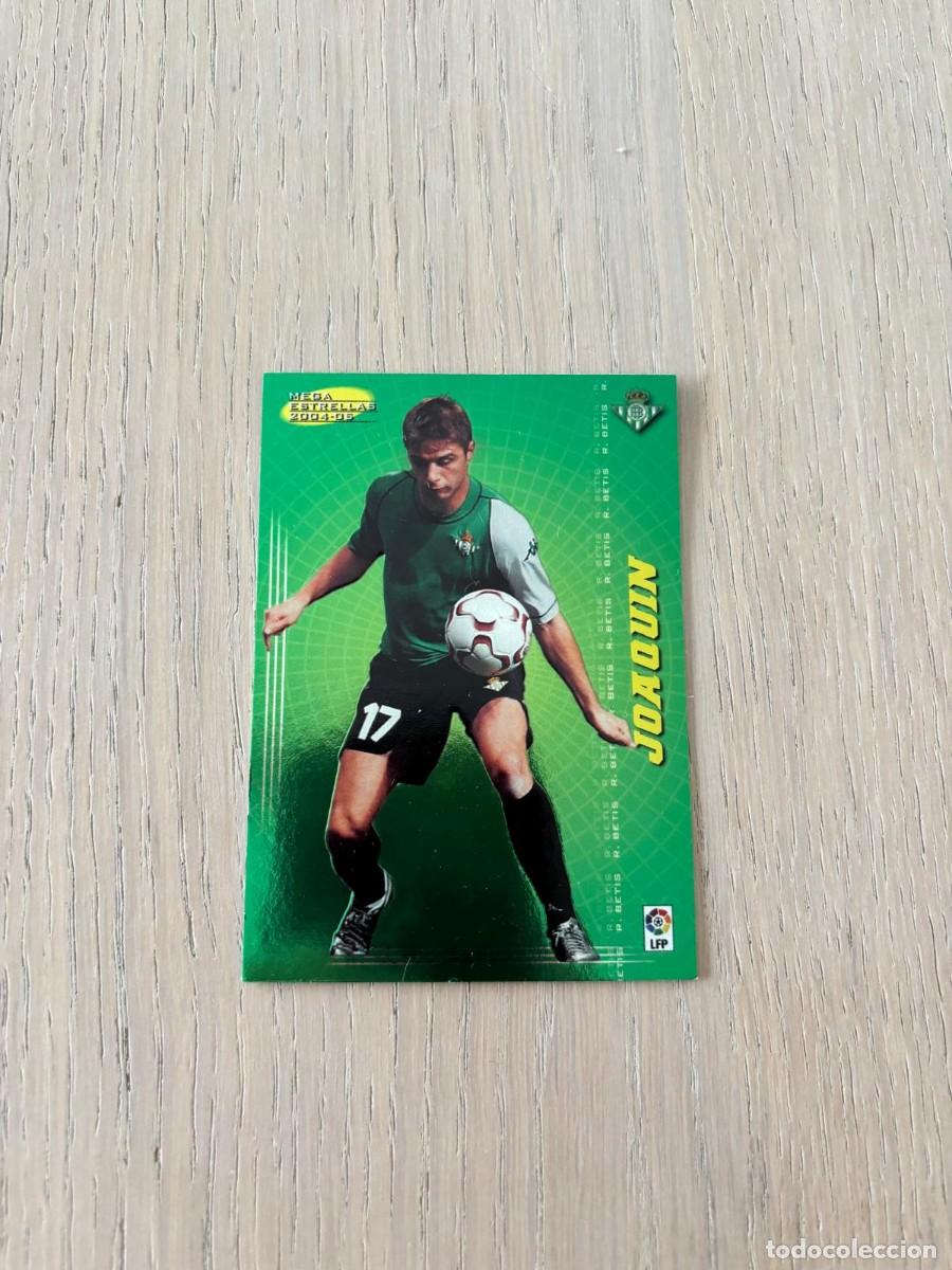 Cromos de f&uacute;tbol: L2 JOAQUIN REAL BETIS BALOMPIE 380 MEGA ESTRELLAS PANINI MEGACRACKS 2004 2005 04 05