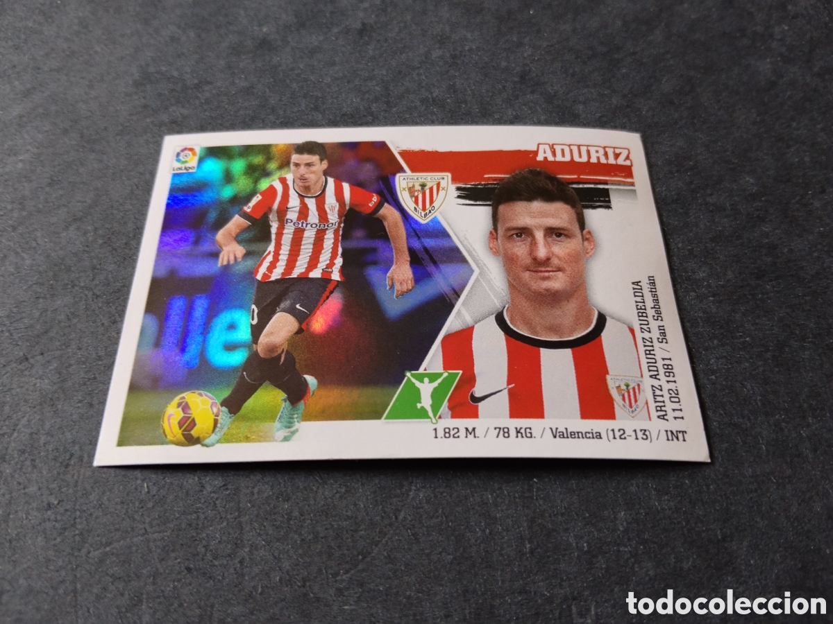 Cromos de f&uacute;tbol: Cromo futbol 2015-16 aduriz, Bilbao