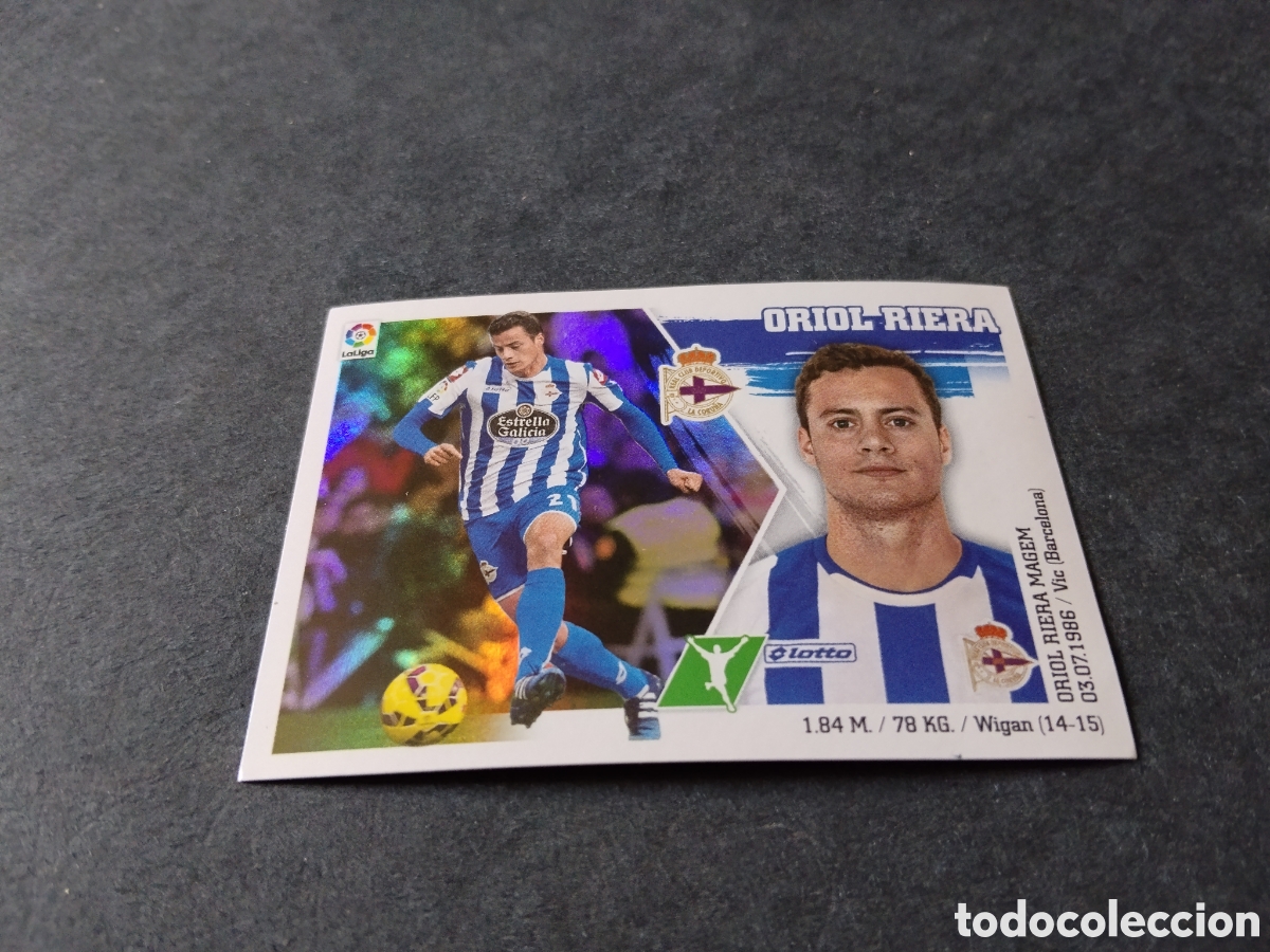 Figurine di Calcio: Cromo futbol 2015-16 Oriol Riera, deportivo de la Coru&ntilde;a