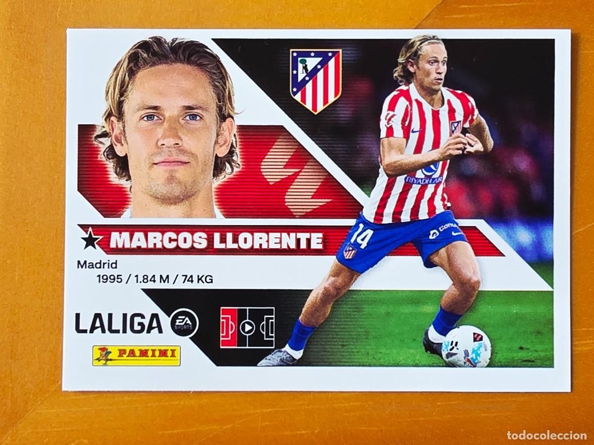 Cromos de Futebol: 5 Marcos Llorente, Atl&eacute;tico de Madrid, Panini Ediciones Liga Este 2026 2027 26 27 sin pegar