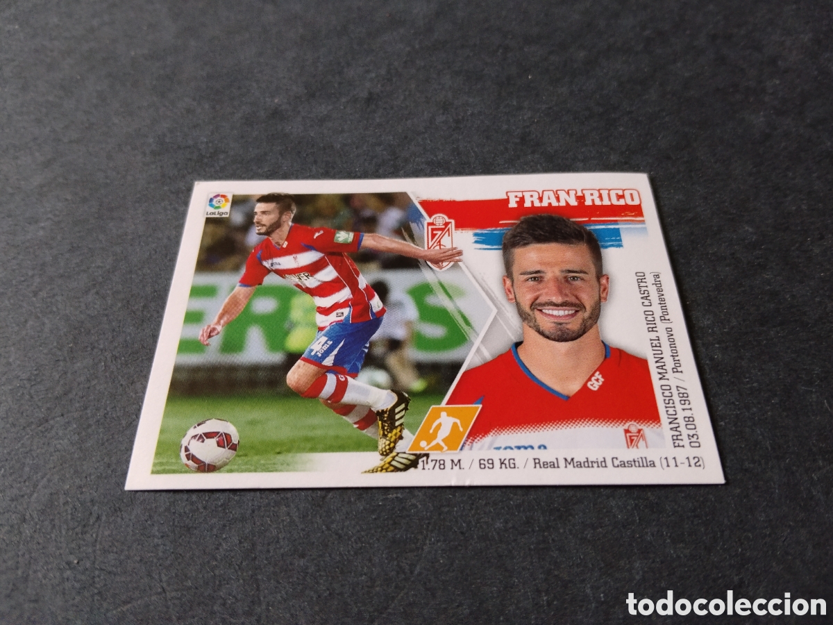 Figurine di Calcio: Cromo futbol 2015-16 Fran Rico, Granada