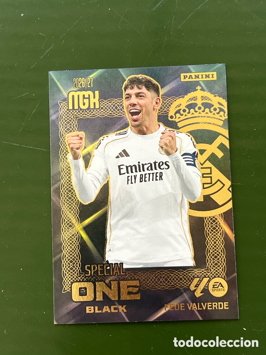 Cromos de f&uacute;tbol: Valverde Special black one megacracks 2026/27