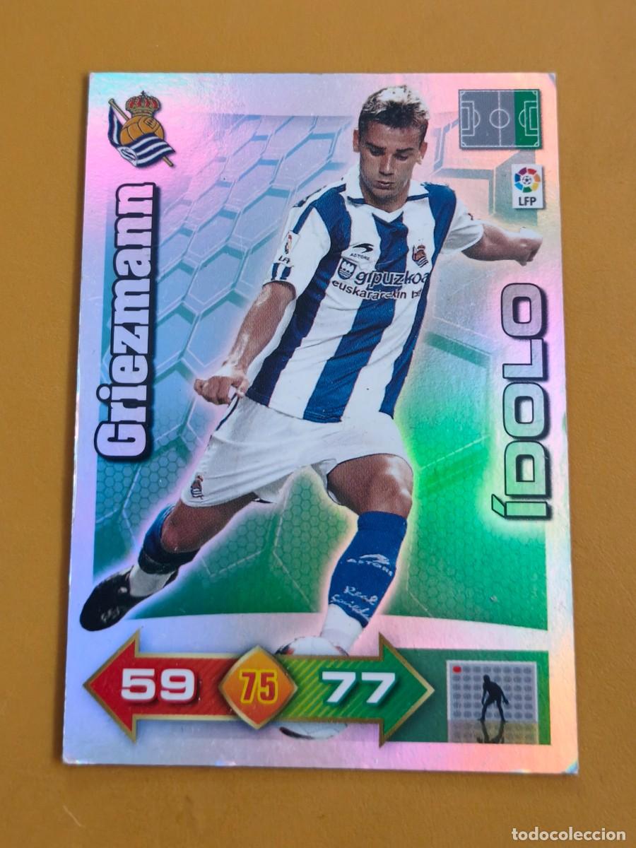 Cromos de f&uacute;tbol: griezmann, 2010 11 idolo