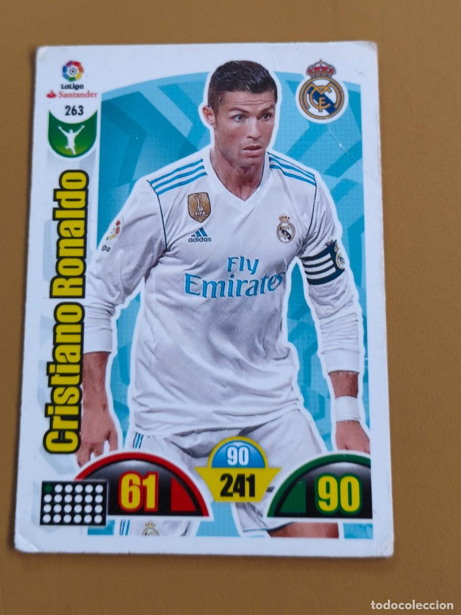 Cromos de f&uacute;tbol: cristiano ronaldo, 2017 18 real madrid