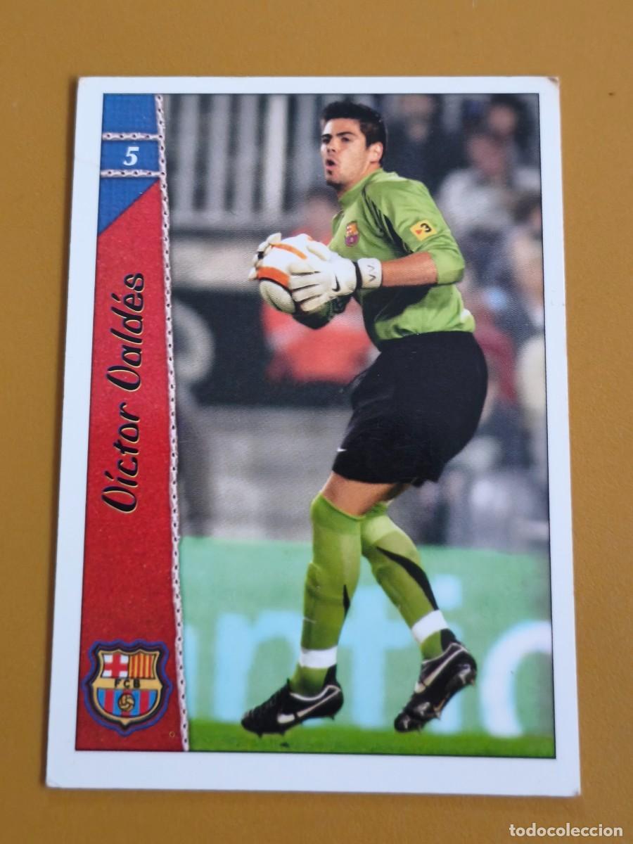 Cromos de f&uacute;tbol: victor valdes, liga 2007 mundicromo